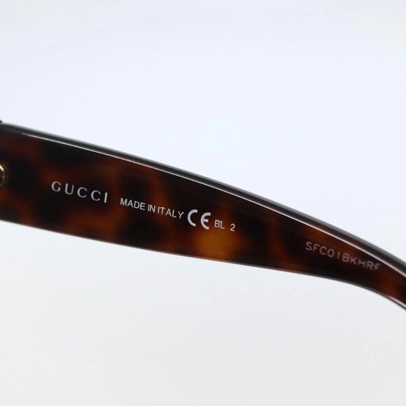 GUCCI Sunglasses plastic Brown Auth 143200V - Picture 10 of 11